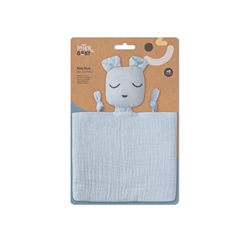 Doudou Muselina urso azul