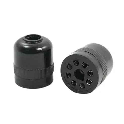Enchufe de relé US-08 AC 300V 7A de 8 pines para temporizador AH3-3 de plástico negro
