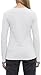 Velvet by Graham & Spencer womens Blaire Long Sleeve V-neck Tee T Shirt, White, Small US