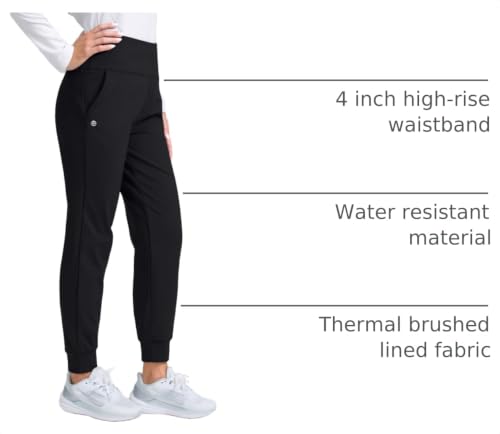 Women's Fleece Lined Joggers - image 4