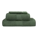Sensei Maison - Ensemble de Bain 3 pièces (1 Drap de Bain + 1 Serviette de Toilette + 1 G...