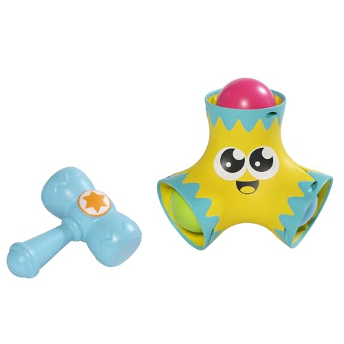 Toomies TOMY Bash and Pop | Colourful Hammer and Ball Popper Toy | Fine Motor Skills Toys | Toddler Toys for 18 Month Old Plus