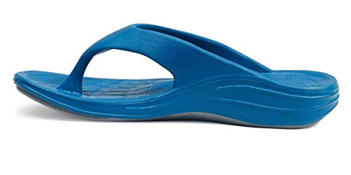 Image of Aetrex Maui Orthopedic Flip Flops for Women Arch Support - Pressure Relief Water-friendly Shock Absorption Super Soft UltraSky EVA Foam Flip Flops