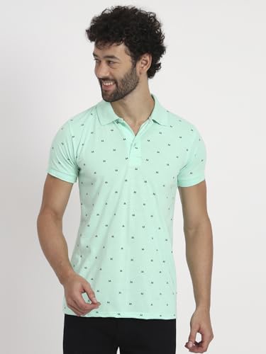 Image of Men Cotton Half Sleeves Regular FIT Polo T-Shirt