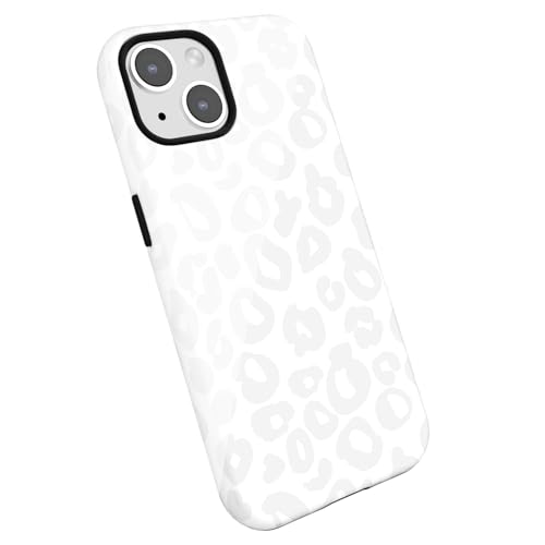 LoeoeL for iPhone 14 iPhone 13 Case Cheetah Print, Leopard Pattern Phone Case for Women Girls, Girly...