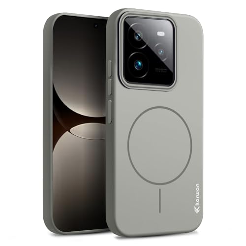 Image of KARWAN️ Magnetic Wireless Ultra Slim-Fit Back Case Cover for Realme GT 7 Pro |Hard PC Case Cover| Ultra-Thin & Light Weight with [Ultra Premium Feel] Case for Realme GT 7 Pro (6.7 inch) (Grey)
