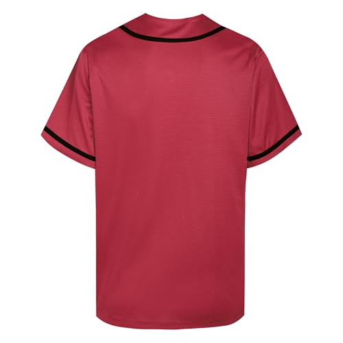 DEHANER Camisetas de beisebol simples em branco para homens e mulheres adulto hip hop hipster camisa