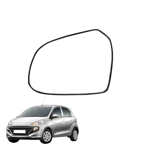 Image of KyloXtreme San-tro (2019-Present) Passenger Side (Left Side) Car Side Mirror Glass /Tukdi /Sub Mirror Plate