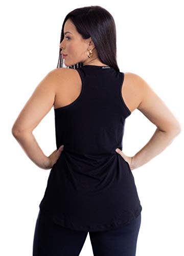 Regata Fitness Feminina Tapa Bumbum Azul Marinho