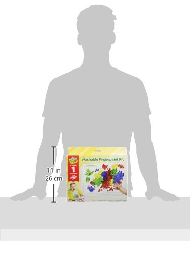CRAYOLA 81-1452 My First Finger Toddlers, Painting Paper Included, Gift