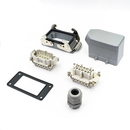 Connecteur robuste HDC HE 10 broches à vis 16A pour puissance 500V