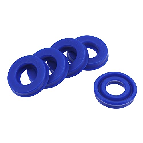 Uxcell Un Radial Shaft Seal 12Mm Id X 22Mm Od X 5Mm Width Pu Oil Seal, Blue Pack Of 5 #TOP17