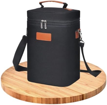 Liz KO Bolsa Para Vinho Térmica Wine Bag Porta Vinho 2 Garrafas Multiuso