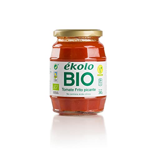 Ekolo Tomate Frito Casero Picante Ecológico, 6 Tarros * 340G 6 Unidades 1980 ml