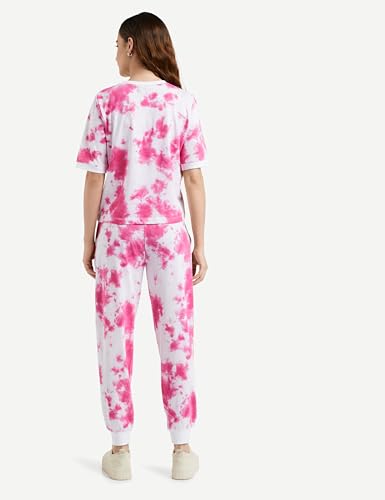 Image of Amazon Brand - INKAST Women Women's Cotton Tie-Dye Regular Fit Co-ord Set