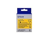 Tipo de embalaje: ampolla Epson - Lk-7yba21 - cintas para impresoras de etiquetas (negro sobre amarillo, labelworks lw-1000p labelworks lw-300 labelworks lw-400 labelworks lw-400vp labelworks lw-600p, ampolla)