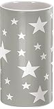 Kleine Wolke 5826977852 Zahnputzbecher Nova, Bad-Accessoire, Platin