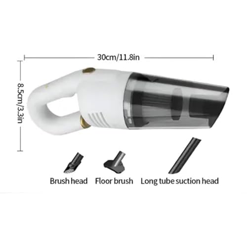 Image of Handheld Vacuums Cordless, 120W Handheld Vacuum Cleaner with Powerful Suction, Portable Rechargeable Car Vacuum Cleaner, Lightweight Wet Dry Vacuum for Office, Home, Car & Pet
