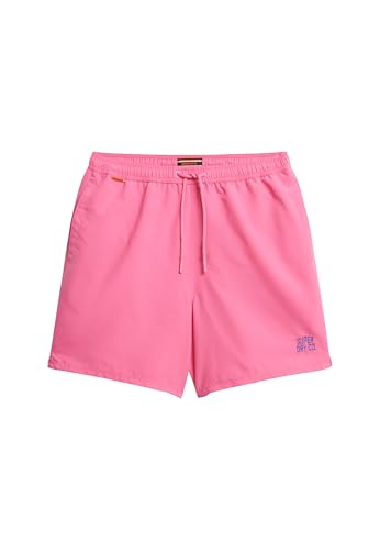 Superdry Herren Essential 16-Zoll-Badeshorts Shocking Pink L