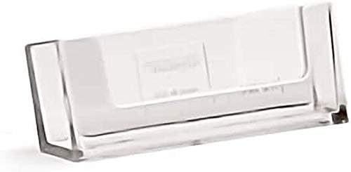 BOELLRUNO Visitenkartenständer 10er Set Acryl - Transparente Kartenhalter Für Büro