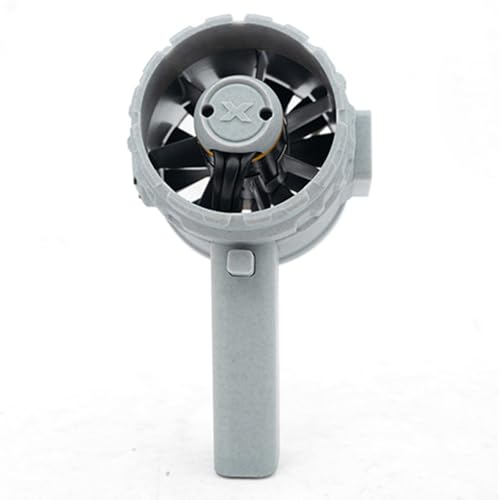 X90 TurboFan, ventilador de canal de alta velocidad de metal de 90 mm, soplador de polvo industrial, potente regulación de velocidad continua de empuje de 5000 G para limpieza (blanco)