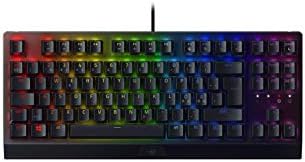 Razer BlackWidow V3 Tenkeyless (Green Switch) - Kompakt mekaniskt tangentbord med Chroma RGB (Helt programmerbara tangenter, Kabeldragningsalternativ) Svart | Nordic Layout