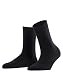 Falke Women's Cotton Touch Trouser Socks,Black,39-42 (8-10.5)