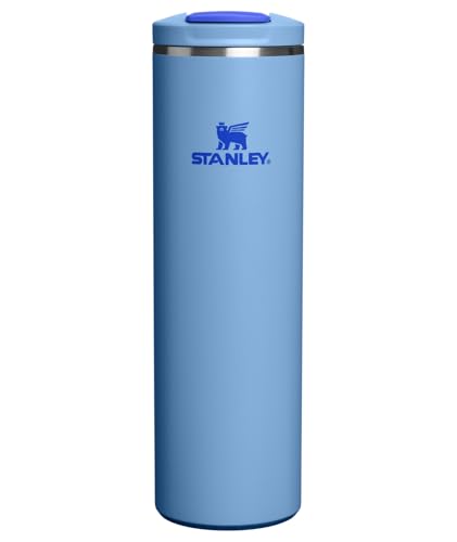 Image of STANLEY Transit FlipTop Mug | Leakproof Coffee Travel Cup | Vacuum Insulated Stainless Steel | Stays Hot or Cold for Hours | BPA-Free | 20 oz | Blue Sky