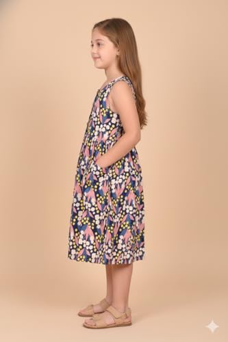 Image of VIKITA 2017 Girls Embroidery Cotton Long Sleeve Flower Dresses LH5460 for 1-8 Years ?-