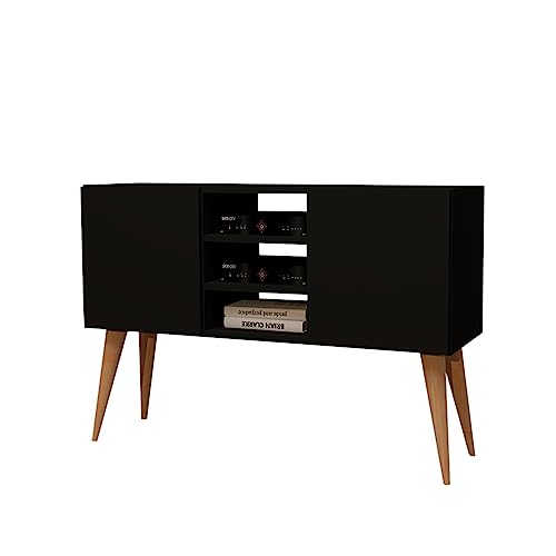 Rack Para TV Quarto Arapoti Preto - Moveise