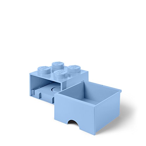 Room Copenhagen Schublade Brick drawer 4", Plastik, Hellblau, 25 x 25 x 18 cm – Bild 4