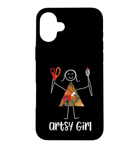 �ʔ��������|�p�I�ȃf�U�C���A�A�[�g�A�A�[�e�B�X�g�M�t�g�̏��̎q �X�}�z�P�[�X iPhone 16 Plus �p