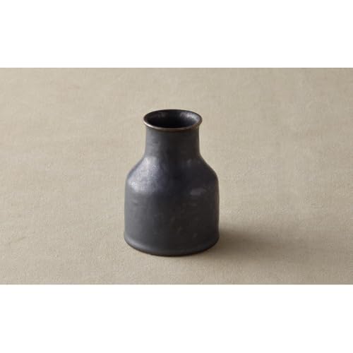 [波佐見焼]UTAGE フラワーベース 花瓶 (ブラック)・ドライフラワー セット 食器 皿 [藍染窯] [JC68]