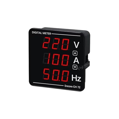 Voltmètre ampèremètre AC50-500V 0-120A testeur de tension triphasé et de fréquence