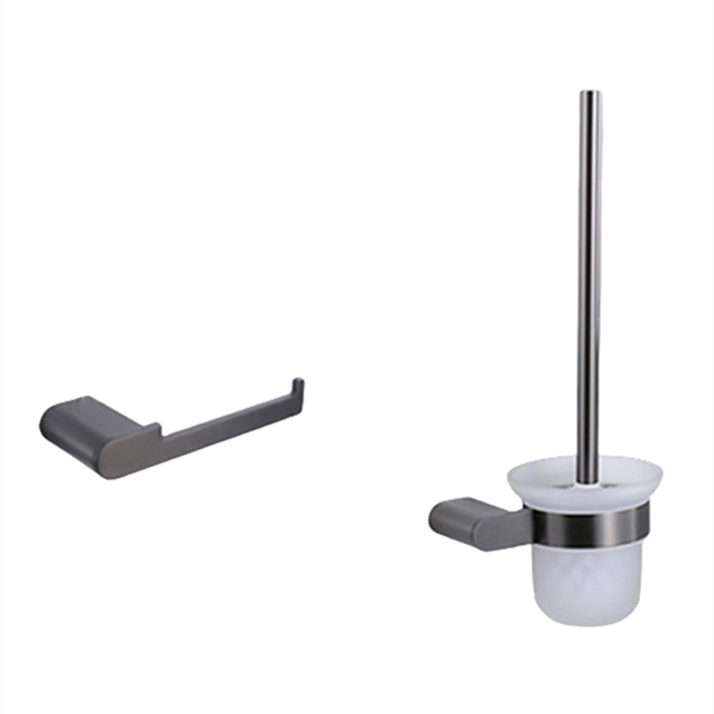 Porte-serviettes gris en acier inoxydable 304 pour une salle de bain moderne