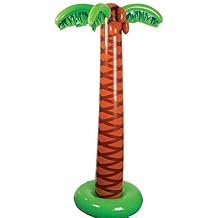 One 66 inch Tall Inflatable Palm Tree - You Will Love This Cool Party Decoration - Perfect for Any Party - Luau, Pool Party or Backyard Barbecue
