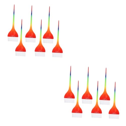 POPETPOP 12 Peças Pincel De Cor De Cabelo Arco-íris Ferramenta De Estilo Profissional Aplicador De T
