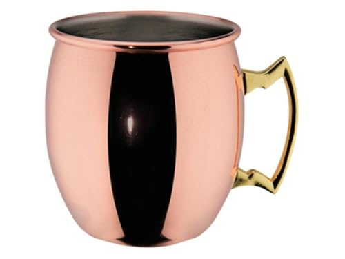Design dal gusto retrò ILSA Tazza Moscow Mule, Linea Mixage, Color Rame, Acciaio Inox 18/10, cl 50