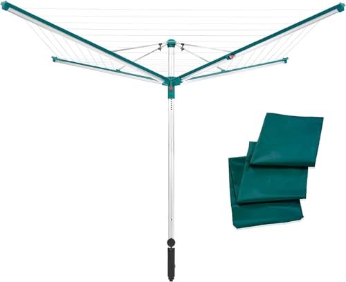 Leifheit Linomatic 500 Deluxe Cover, Large Capacity Upright Cloth...