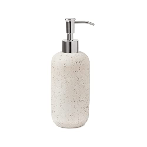 5-Piece Bath Accessory Set, Abydos Bath Accessories | Lotion Dispenser, Cotton Jar, Tray, Soap Dish, Tissue Holder #TOP1