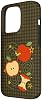 Funda y2k Kawaii linda vintage 90s retro marrón grunge para adolescentes para iPhone 15 Pro 4