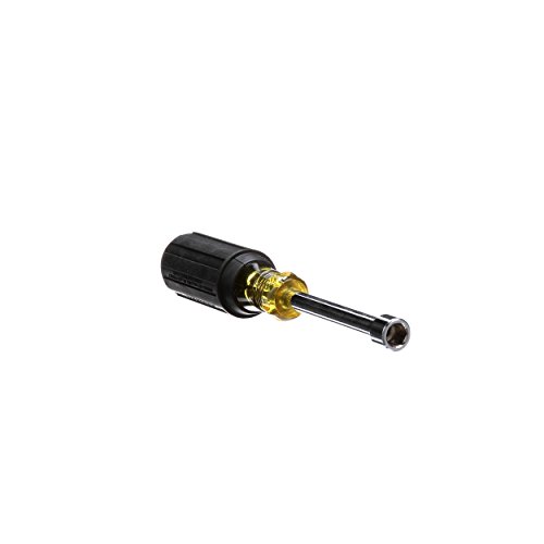 Klein Tools 630-5/16 Nut Driver, 5/16-Inch Tip Nut Driver with 3-Inch Hollow Shaft, Cushion Grip Handle