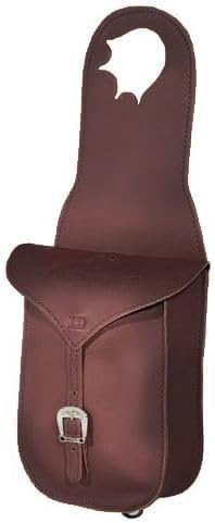 PIONEER Alforjas para Caballo - Bolsa de Montura de Cuero para Equitación - Ideales para Trekking y Excursiones a Caballo - Diseño Trasero tipo Banana - Resistente y Cómodo - Marrón