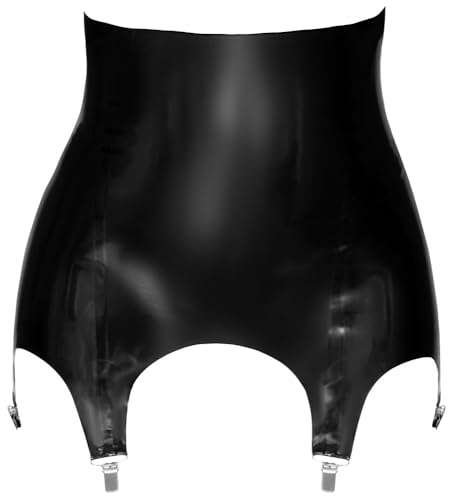 Porte-jarretelles en latex Late X 29013151061 Noir 2XL haut de gamme