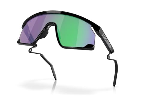 Oakley BXTR Metal Sunglasses Polished Black with Prizm Jade Lens4