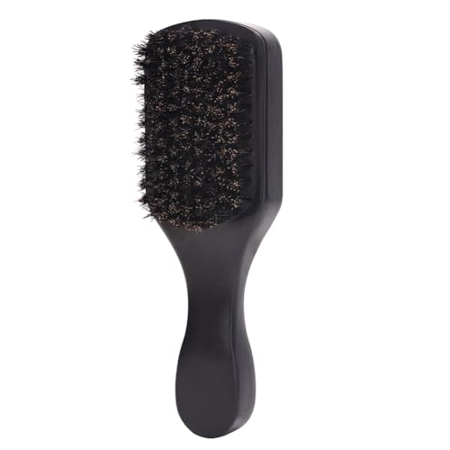 Sctecoau 1 Uds. Brocha de Afeitar de Madera con Embudo para el Pelo, Brocha para Barba para, Color Negro