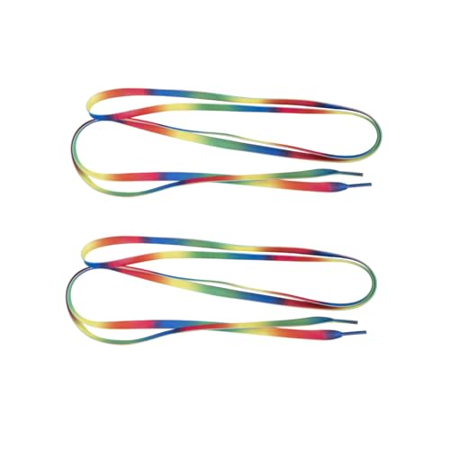 TINEASUR Polyester Ski Shoestrings 1 Pair of Universal Shoelaces 1.8m Length for Roller Skates and Sneakers