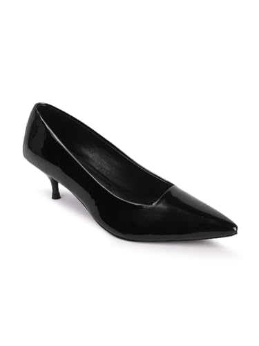 Image of Carlton London Women Comfortable Stiletto Heel Pointed Toe Slip On Fashion Shoes for Daily use, Office use, Casual use
