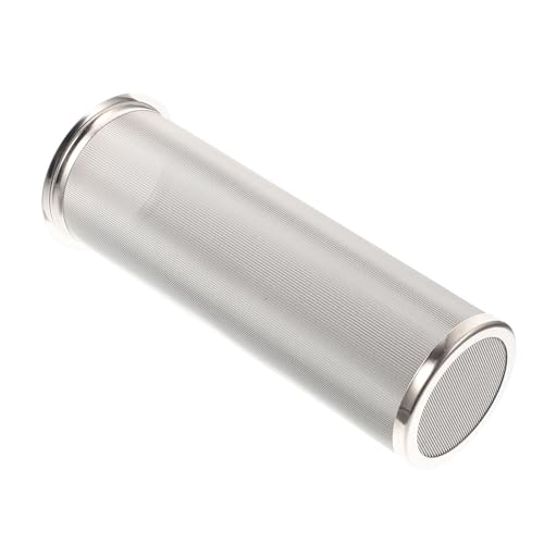 TOYZFRIENDY Filtro de Café Reutilizable de Acero Inoxidable, Tubo Filtrante Cilíndrico 8.1 X 21 Cm, Colador para Café Frío Práctico y Compacto para Uso Doméstico