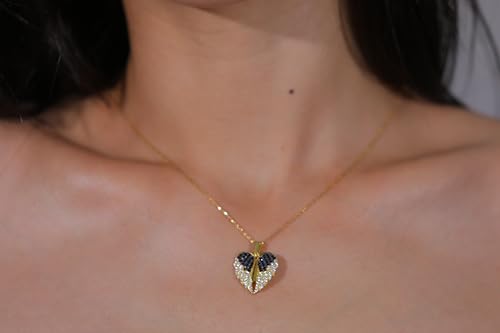 Personalized Angel Wings Name Necklace for Her, Custom Romantic Jewelry Gift for Girlfriend or Wife, Elegant Wing Pendant with Name, Unique Love Keepsake for Anniversary or Valentine’s Day3